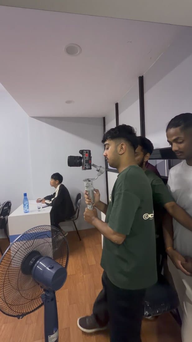 The Cine Films team at work